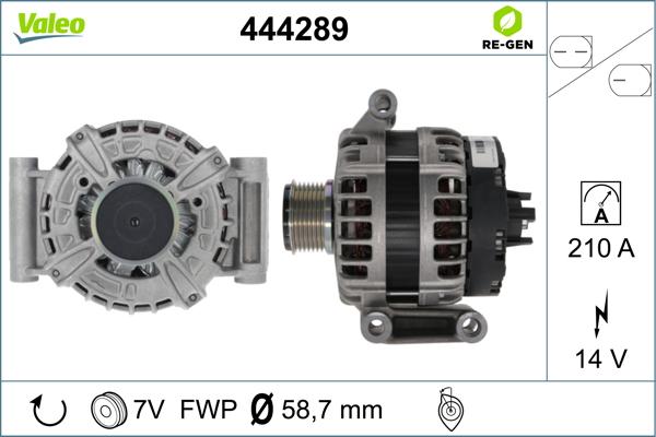 Valeo 444289 - Alternateur cwaw.fr