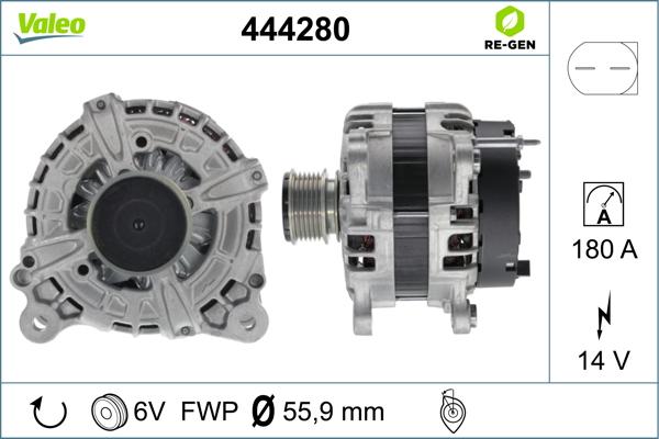 Valeo 444280 - Alternateur cwaw.fr