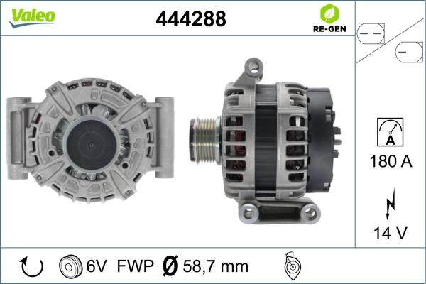 Valeo 444288 - Alternateur cwaw.fr