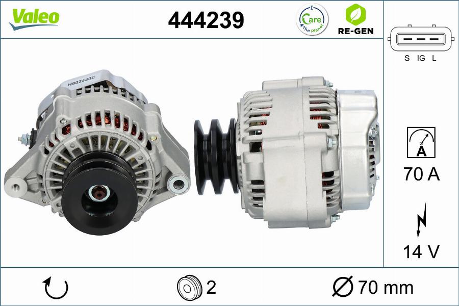 Valeo 444239 - Alternateur cwaw.fr