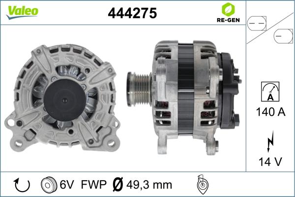 Valeo 444275 - Alternateur cwaw.fr