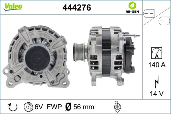 Valeo 444276 - Alternateur cwaw.fr