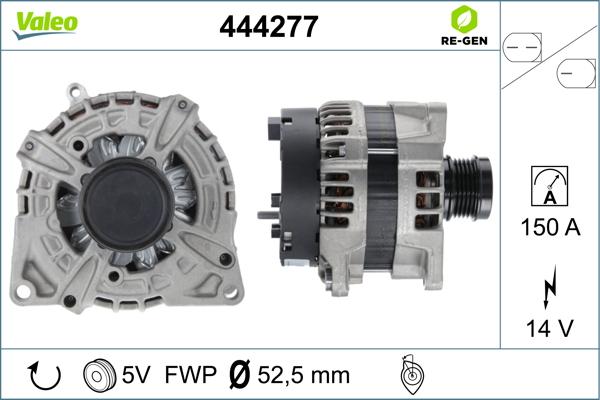 Valeo 444277 - Alternateur cwaw.fr