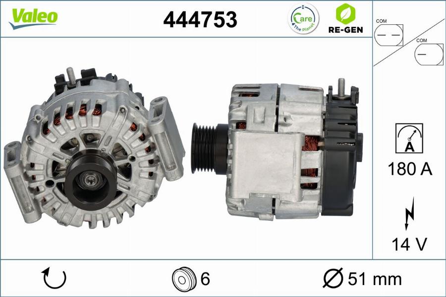 Valeo 444753 - Alternateur cwaw.fr