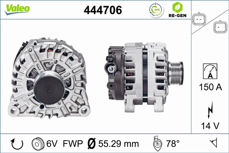 Valeo 444706 - Alternateur cwaw.fr