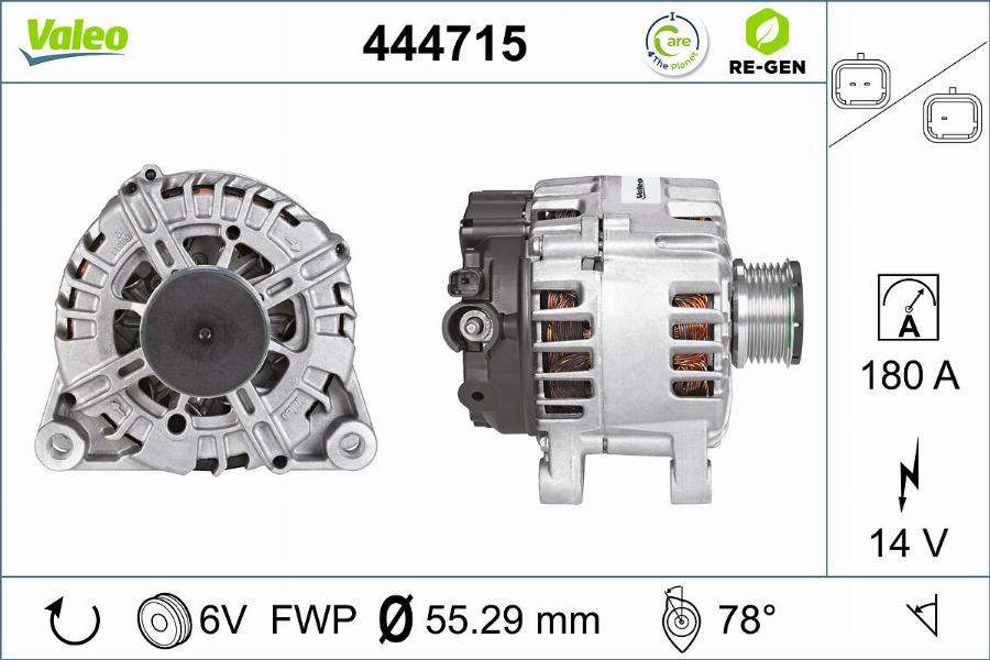 Valeo 444715 - Alternateur cwaw.fr