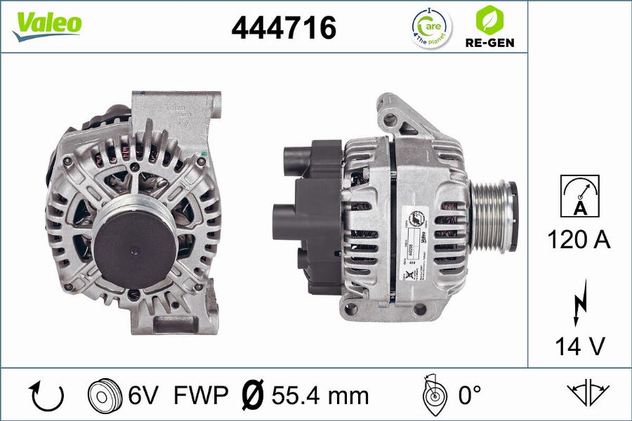 Valeo 444716 - Alternateur cwaw.fr