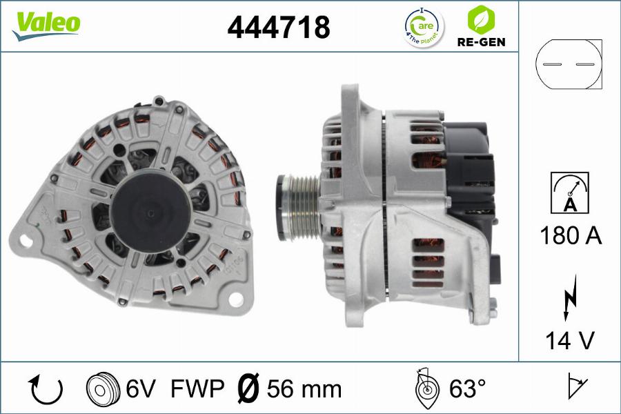 Valeo 444718 - Alternateur cwaw.fr