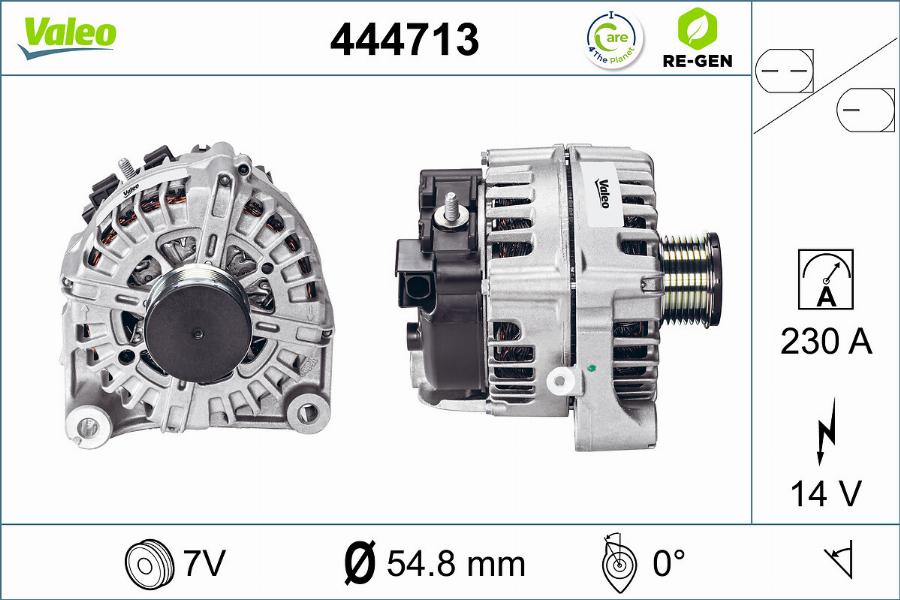 Valeo 444713 - Alternateur cwaw.fr