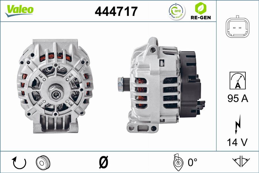 Valeo 444717 - Alternateur cwaw.fr