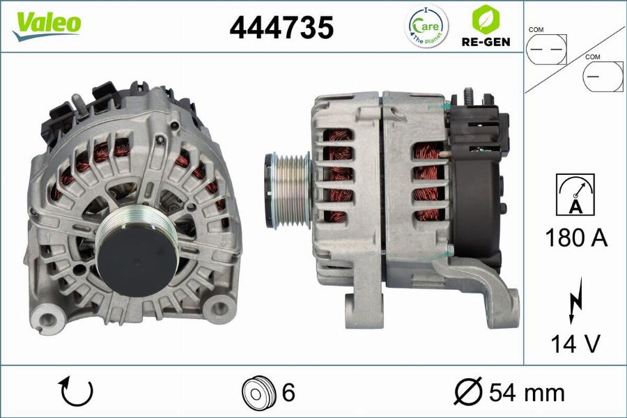 Valeo 444735 - Alternateur cwaw.fr