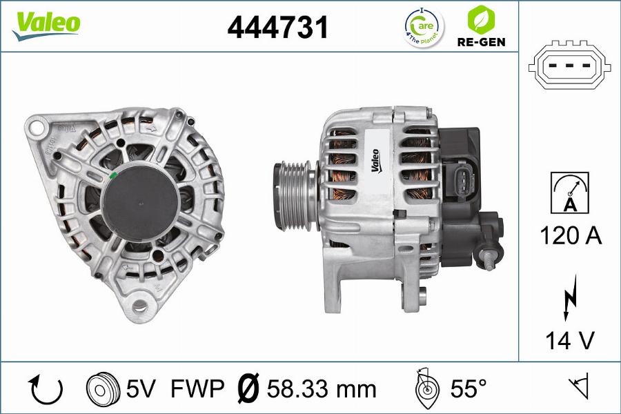 Valeo 444731 - Alternateur cwaw.fr