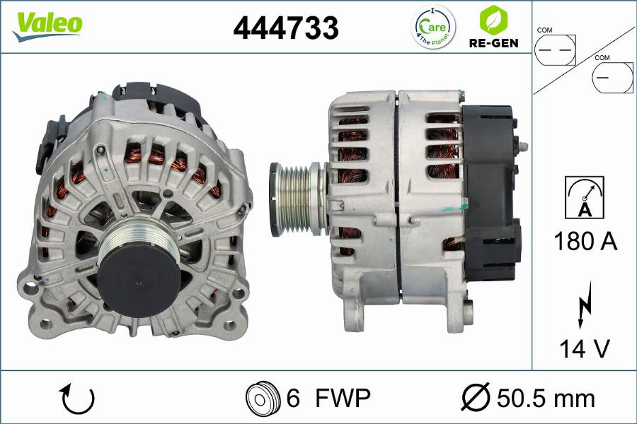 Valeo 444733 - Alternateur cwaw.fr