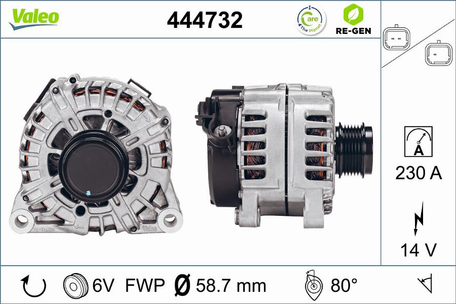 Valeo 444732 - Alternateur cwaw.fr