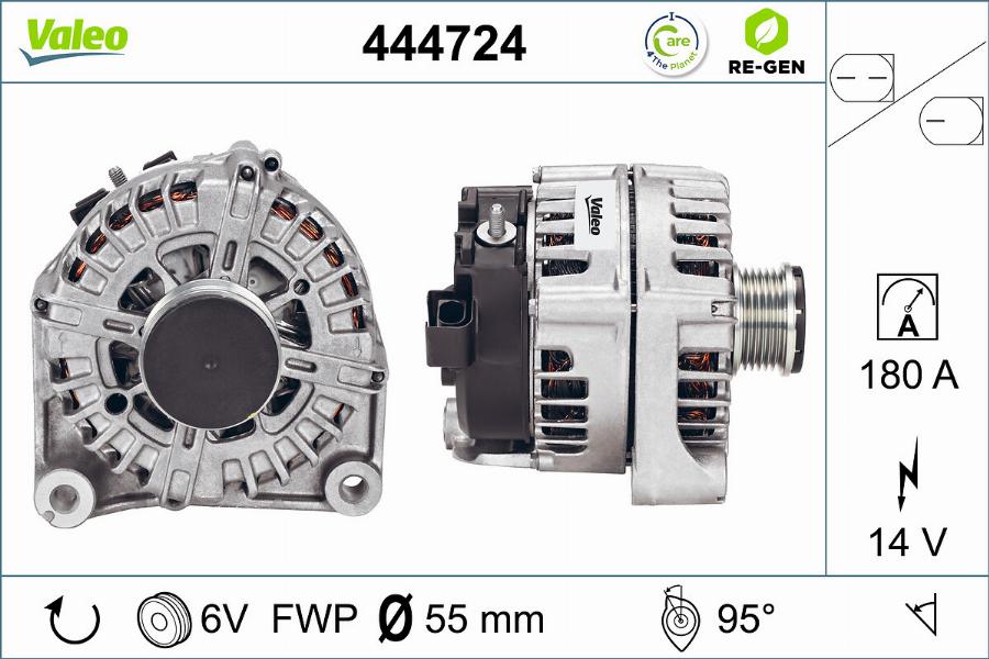 Valeo 444724 - Alternateur cwaw.fr