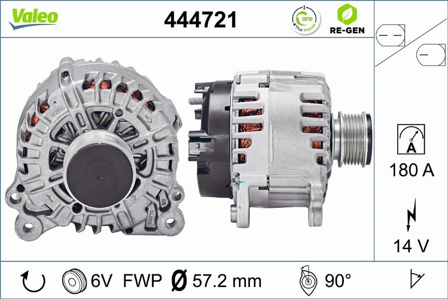 Valeo 444721 - Alternateur cwaw.fr