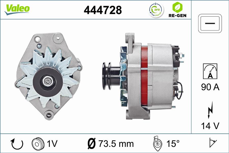 Valeo 444728 - Alternateur cwaw.fr