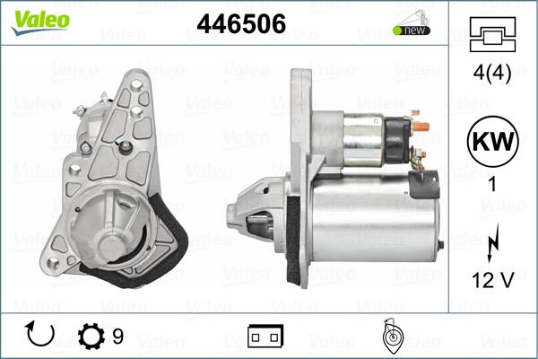 Valeo 446506 - Démarreur cwaw.fr