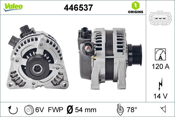 Valeo 446537 - Alternateur cwaw.fr