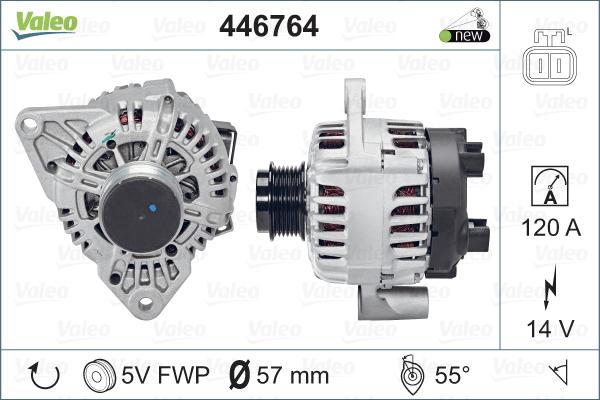 Valeo 446764 - Alternateur cwaw.fr