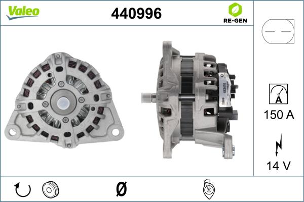 Valeo 440996 - Alternateur cwaw.fr