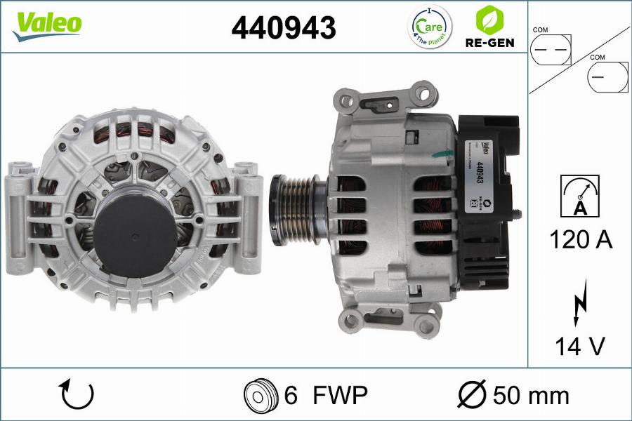 Valeo 440943 - Alternateur cwaw.fr