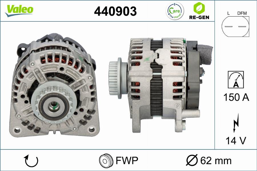 Valeo 440903 - Alternateur cwaw.fr