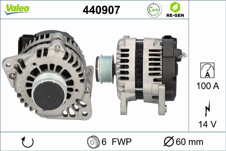 Valeo 440907 - Alternateur cwaw.fr