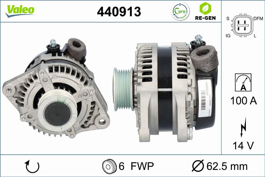 Valeo 440913 - Alternateur cwaw.fr