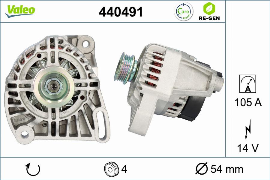 Valeo 440491 - Alternateur cwaw.fr