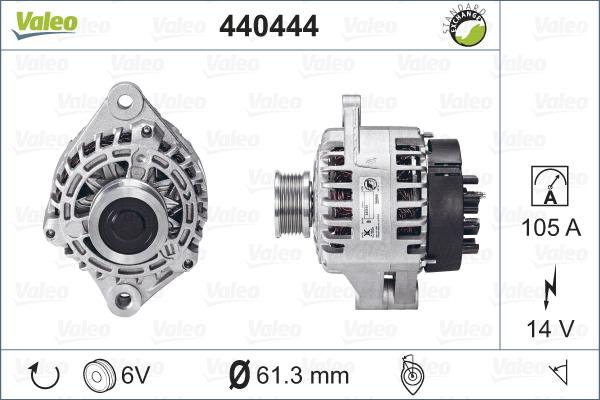 Valeo 440444 - Alternateur cwaw.fr