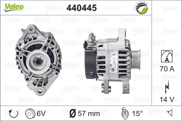 Valeo 440445 - Alternateur cwaw.fr