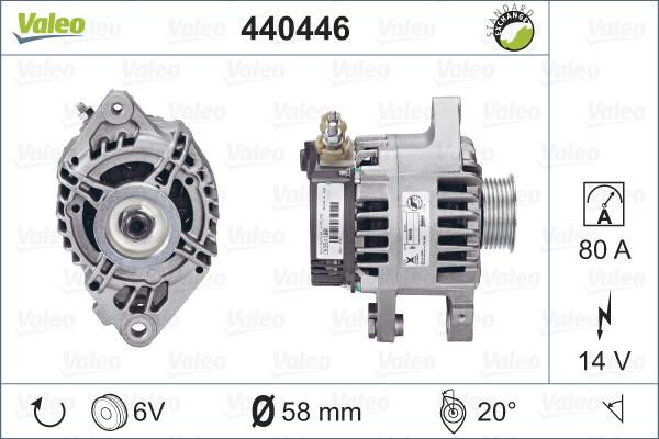 Valeo 440446 - Alternateur cwaw.fr