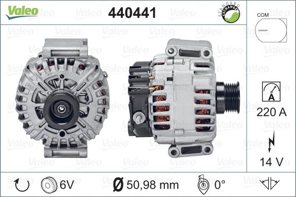 Valeo 440441 - Alternateur cwaw.fr