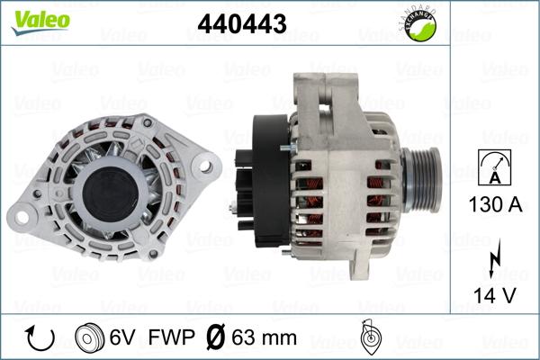 Valeo 440443 - Alternateur cwaw.fr