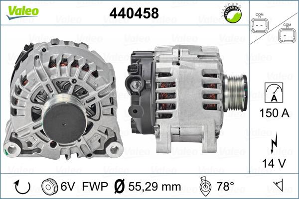 Valeo 44.04.58 - Alternateur cwaw.fr