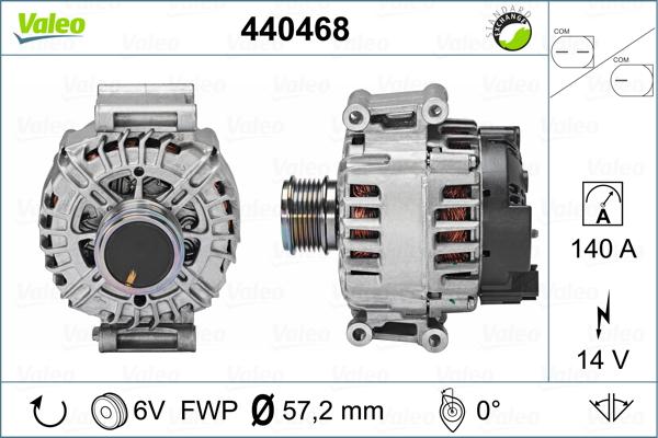 Valeo 440468 - Alternateur cwaw.fr