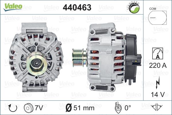 Valeo 440463 - Alternateur cwaw.fr