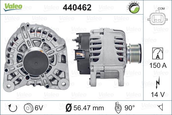 Valeo 440462 - Alternateur cwaw.fr