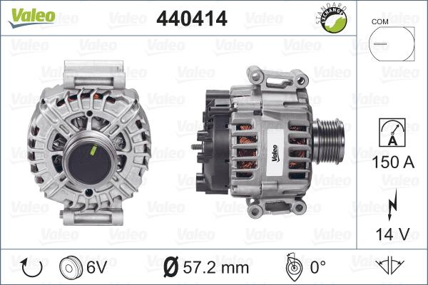 Valeo 440414 - Alternateur cwaw.fr