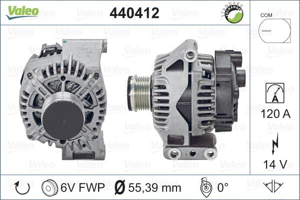 Valeo 440412 - Alternateur cwaw.fr