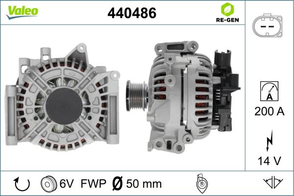 Valeo 440486 - Alternateur cwaw.fr