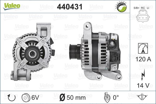 Valeo 440431 - Alternateur cwaw.fr