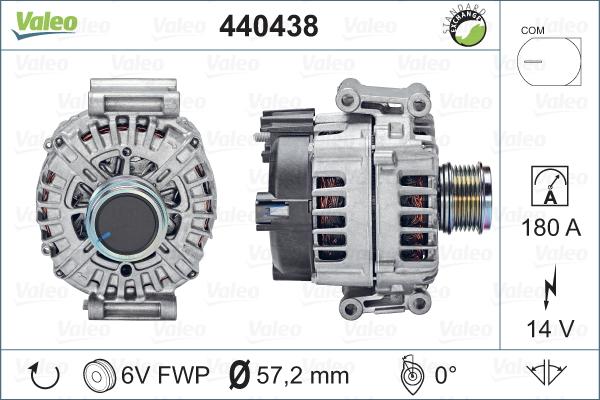 Valeo 440438 - Alternateur cwaw.fr