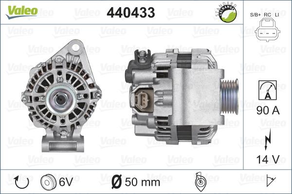 Valeo 440433 - Alternateur cwaw.fr