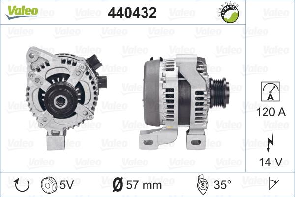 Valeo 440432 - Alternateur cwaw.fr