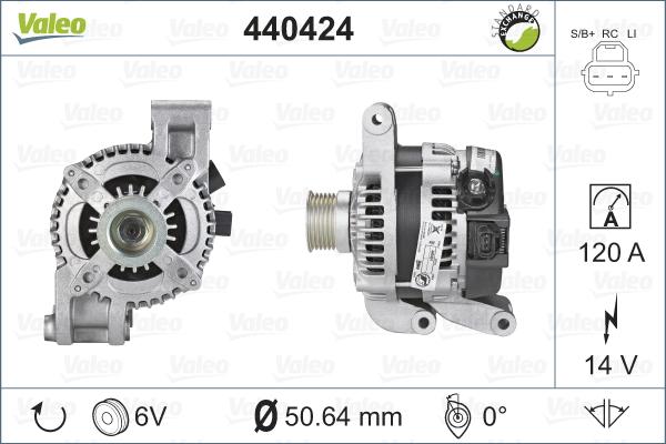 Valeo 440424 - Alternateur cwaw.fr