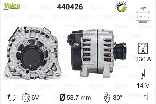 Valeo 440426 - Alternateur cwaw.fr