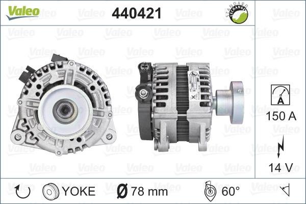 Valeo 440421 - Alternateur cwaw.fr