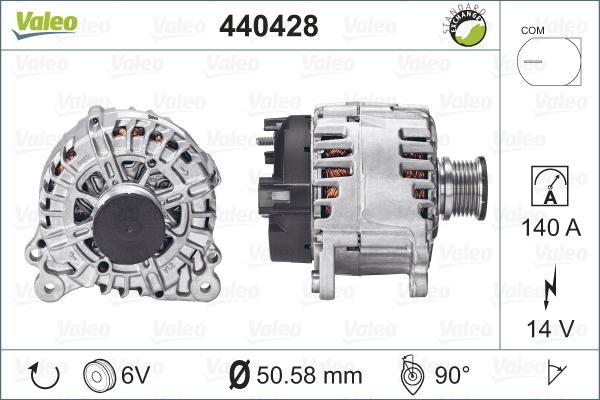 Valeo 440428 - Alternateur cwaw.fr